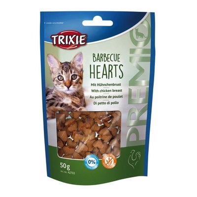 Ласощі для кішок Trixie PREMIO Barbecue Hearts 50 г (курка)