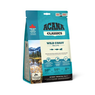 ACANA Classic Wild Coast Recipe Сухой корм для собак и щенков всех пород 0,34 кг