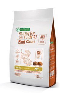 Nature&rsquo;s Protection SC Red Coat Grain Free Adult Small Breeds with Salmon - беззерновий корм для дорослих собак з рудим забарвленням шерсті, для малих порід 1,5 кг