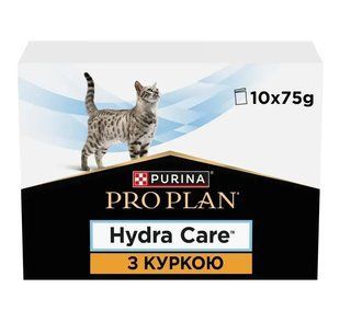Purina Pro Plan Veterinary Hydra Care - Влажный корм пауч для увеличения потребления воды и снижения концентрации мочи 75 г, пачка