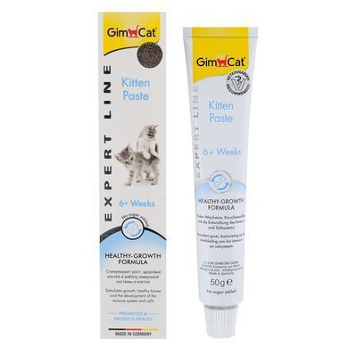 GimCat Expert Line Kitten Витамины для котят витаминизированная паста 50 г