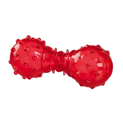 Игрушка для собак Trixie Гантель для лакомств 12 см (термопластичная резина, цвета в ассортименте)