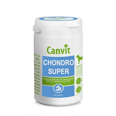 Canvit Chondro Super for Dogs Вітамінна добавка для догляду за опорно-руховим апаратом у собак, 230 г
