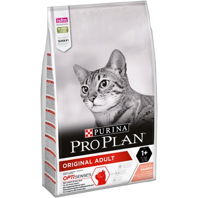 ProPlan Cat ORIGINAL Adult - Сухой корм для взрослых кошек с лососем 10 кг