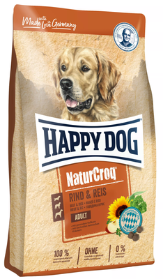 Happy Dog (Хэппи Дог) Premium - NaturCroq Rind & Reis Сухой корм для взрослых собак всех пород 4 кг