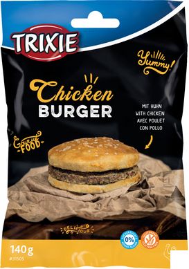 Лакомство для собак Trixie Chicken Burger 9 см, 140 г (курица)