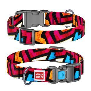 Collar Ошейник WAUDOG Nylon с рисунком "Граффити"