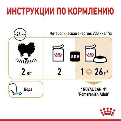 Вологий корм Royal Canin Pomeranian Adult паштет, для померанського шпіца, 85 г