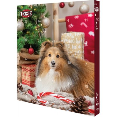 Trixie Рождественский календарь для собак с лакомствами внутри 30 × 34 × 3,5 см