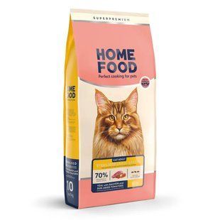 Home Food Повнораціонний сухий корм для стерилізованих/кастрованих котів великих порід &laquo;Телятина з лососем та в&rsquo;яленими томатами&raquo; 10 кг