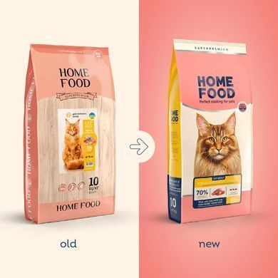 Home Food Повнораціонний сухий корм для стерилізованих/кастрованих котів великих порід &laquo;Телятина з лососем та в&rsquo;яленими томатами&raquo; 10 кг