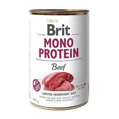 Brit Mono Protein Beef - Вологий корм для собак 400 г (яловичина)