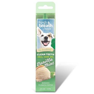 TropiClean Гель для ухода за полостью рта у собак «Fresh Breath Vanilla Mint» 59 мл