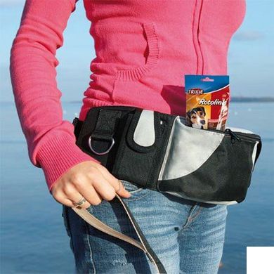 Пояс с сумками Trixie «Baggy Belt» 62-125 см (чёрная)