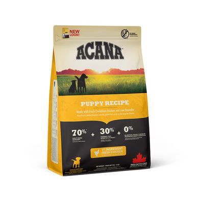 ACANA Puppy Recipe Сухой корм для щенков и юниоров средних пород 2 кг