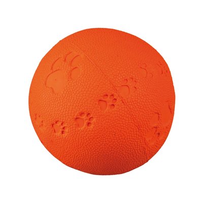 Игрушка для собак Trixie Мяч с пищалкой d=7 см (резина, цвета в ассортименте)