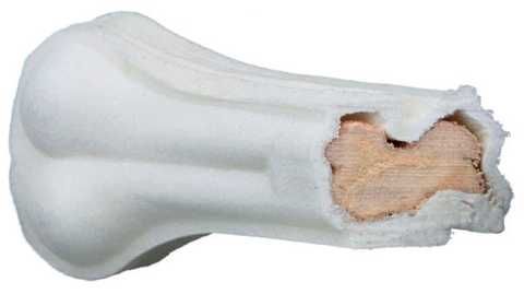 Ласощі для собак Trixie Кістка для чищення зубів Denta Fun 10 см, 70 г (качка)