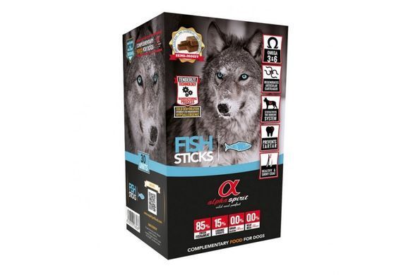DOG Sticks Fish Chicken - Полувлажное лакомство для собак палочки с рыбой и курицей 4*10г - Alpha Spirit