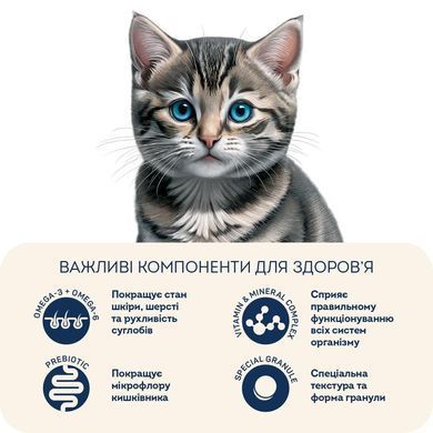 Home Food Повнораціонний сухий корм для кошенят Fresh Chicken 1,6 кг