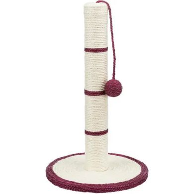 Trixie Дряпка-стовпчик з іграшкою на мотузці h=50 см (бірюзова, червона, чорна, синя)