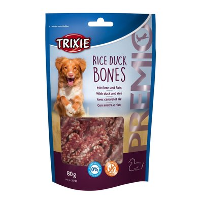 Ласощі для собак Trixie PREMIO Rice Duck Bones 80 г (качка)