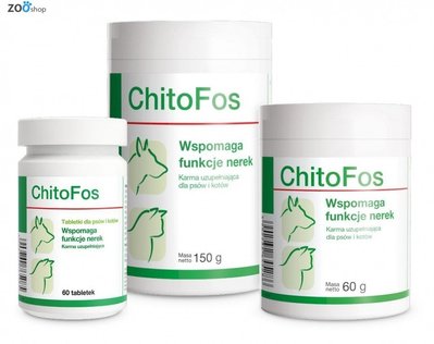 Dolfos ChitoFos (ХітоФос) вітаміни для собак і кішок 60 табл