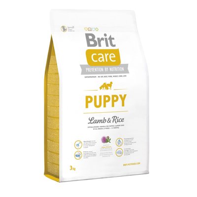 Brit Care Puppy Lamb & Rice Сухой корм для щенков всех пород 3 кг (ягненок и рис)