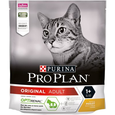ProPlan Cat ORIGINAL Adult - Сухой корм для взрослых кошек с курицей 0,4 кг