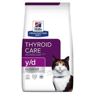 Hill&rsquo;s Prescription Diet Feline Thyroid Care y/d - Сухий корм 3 кг