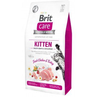 Brit Care Cat GF Kitten HGrowth & Development для кошенят (здоровий ріст і розвиток) 7кг (курка)