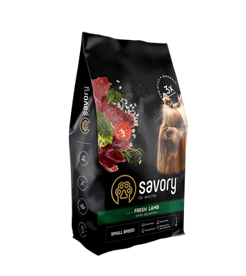 Savory корм для собак малых пород 8кг (ягненок)