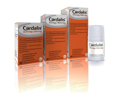 CEVA Cardalis (Кардалис) таблетки для собак при сердечной недостаточности 2,5 мг/20 мг, 30 таб