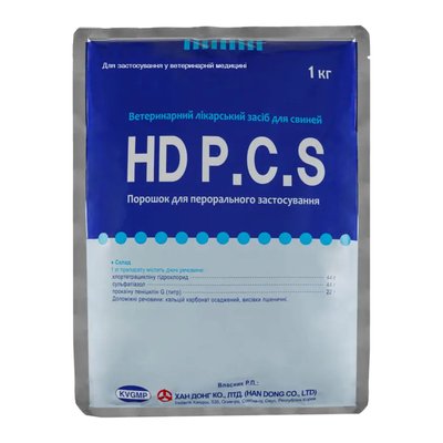 HD PCS комплексный кормовой антибиотик для свиней 1 кг - HanDong Co