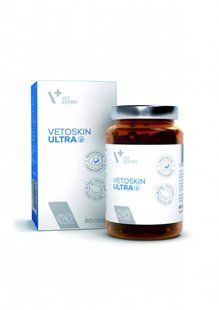 VetoSkin Ultra препарат при захворюваннях шкіри для собак та котів 60 капсул - VetExpert