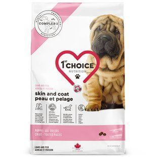 1st Choice Puppy Sensitivi skin & coat ФЕСТ ЧОЙС С ЯГНЕНКОМ И ОКЕАНИЧЕСКОЙ РЫБОЙ сухой супер премиум корм для щенков , 2.72 кг