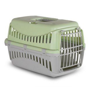 Переноска GIPSY 1 small Green пластикові дверцята світло-зелений 46*31*32 см
