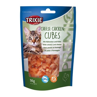 Ласощі для кішок Trixie PREMIO Cheese Chicken Cubes 50 г (курка)