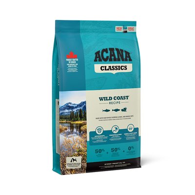 ACANA Classic Wild Coast Recipe Сухой корм для собак и щенков всех пород 9,7 кг