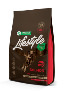 Nature&rsquo;s Protection Lifestyle Grain Free Salmon Adult All Breeds - беззерновий корм з лососем для собак всіх порід 1,5 кг