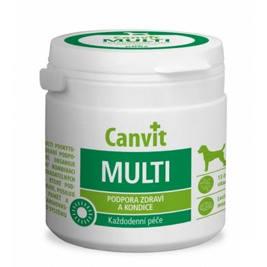 Canvit Multi for Dogs Витаминная добавка для улучшения физической формы у собак, 100 г