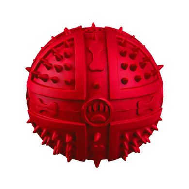 Trixie Игрушка для собак Мяч с пищалкой d=9 см (резина, цвета в ассортименте)