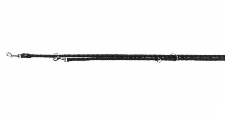 Trixie Повідець-перестібка з нейлону «Cavo» S-M 2 м / 12 мм (чорний)