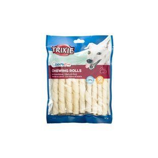 Ласощі для собак Trixie Паличка для чищення зубів Denta Fun 12 см, 270 г (качка)
