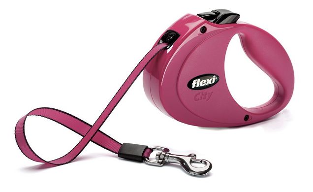 Flexi Повідець-рулетка City стрічка (2 м; до 35 кг) рожевий