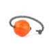 Мячик LIKER Cord 7 для собак мелких и средних пород, со шнуром 7 см