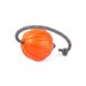 Мячик LIKER Cord 9 для собак больших пород, со шнуром 9 см