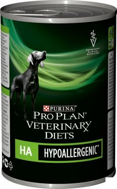 Purina Pro Plan Veterinary Diets HA HYPOALLERGENIC – Лечебный влажный корм для собак при аллергиях 400 г