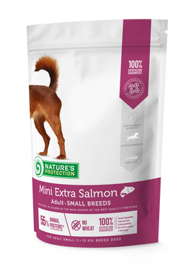 Nature’s Protection Mini Extra Salmon Adult Small Breeds – корм с лососем для собак малых пород 500 г