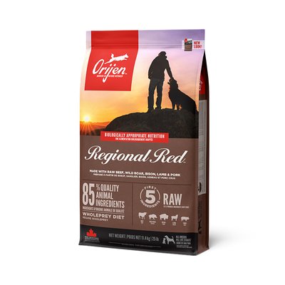 ORIJEN Adult Regional Red Dog Сухий корм для собак і цуценят всіх порід 11,4 кг