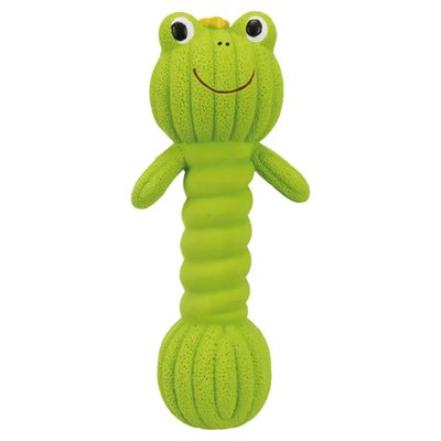 Trixie Іграшка для собак Гантель-жаба з пискавкою 18 см (латекс)